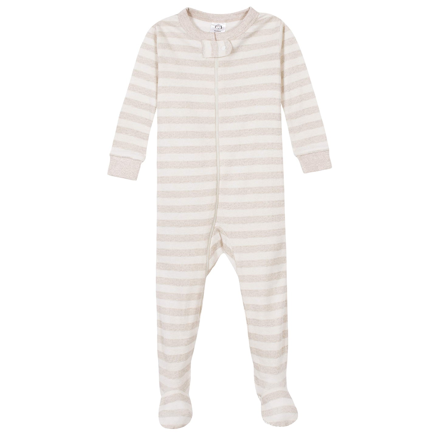 Gerber Baby Boys' 2-Pack Footed Pajamas, Dump Truck Grey, 2T