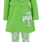 Unique Baby Girls St Patrick 'S Day Repeating Clovers Legging Set (10/5Xl, Green)