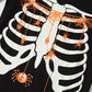 Kikizye Halloween Glow In The Dark Skeleton Sleepwear Baby Boys Girls Long Sleeve Pajamas 100% Cotton Pjs Infant Black Size 18-2