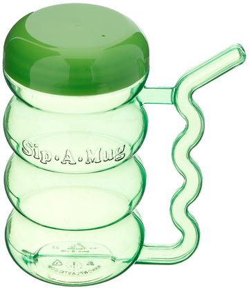 Sammons Preston Small Cup With Built-In Straw, 13 Oz. Sippy Cup With Secure Lid And Handle For Spill Prevention, Spillproof Mug
