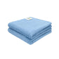 Softspun Microfiber Baby Hand & Face Wipes 30X30 Cms, 2 Piece Towel Set, 340 Gsm Sky Blue! Super Soft & Silky For Hand, Face And