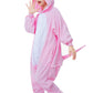 Canasour Pig Onesie Kids Halloween Cosplay Costume Girls One Piece Pjs Anime Unisex Hoodie Pajamas Pink For 10-12 Years Boys Par