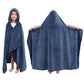 Hiturbo Kids Hooded Fleece Towel: Soft Plush Pool Beach Towel Wrap - 50'X30' Toddler Bath Blanket For Boys Girls 3-12 Years (N