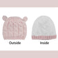 Fynnsure Baby Hat Glove Set Soft Newborn Mittens Baby Girl Boys Knitted Toddler Cap Infant Winter Beanie Mitten Sets Pink S