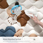 Termichy Baby Play Mat For Floor: 50X50 Thick Foam Padded Playpen Mat For Toddlers And Infants Crawling - Water-Repellent Cushio