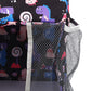 TOPINCN Baby Bed Slopes Storage Bag Hanging Organizer for Children with Large Storage Space for Diapers and Clothing Gray (43x25