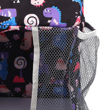 TOPINCN Baby Bed Slopes Storage Bag Hanging Organizer for Children with Large Storage Space for Diapers and Clothing Gray (43x25