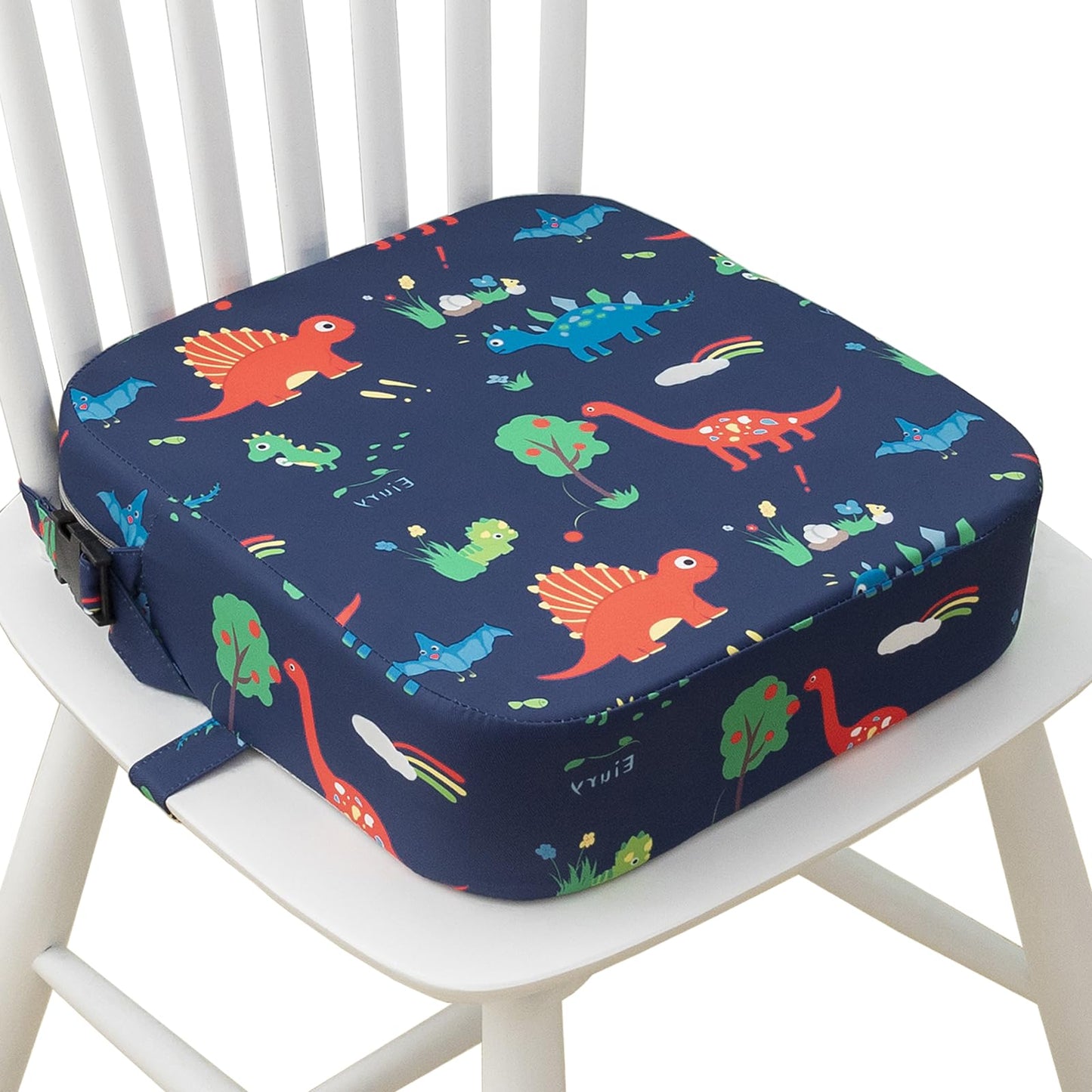 Eiury Toddler Booster Seat for Dining Table, Portable Kids Booster Seat with Safety Buckles Portable Increasing Booster Cushion 