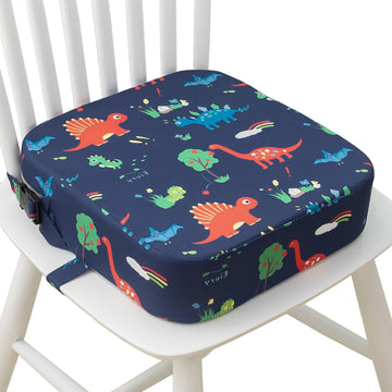 Eiury Toddler Booster Seat for Dining Table, Portable Kids Booster Seat with Safety Buckles Portable Increasing Booster Cushion 