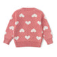 Simplee Kids Baby Girls' Valentine'S Sweater Pink Pullover Coat Cotton Sweater Patterns To Knit Heart For Autumn Fall And Winter