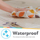 Nuby Reversible Baby Floor Mat - Foldable And Lightweight Baby Play Mat For Floor - Easy Storage And Travel - Stars And Sky