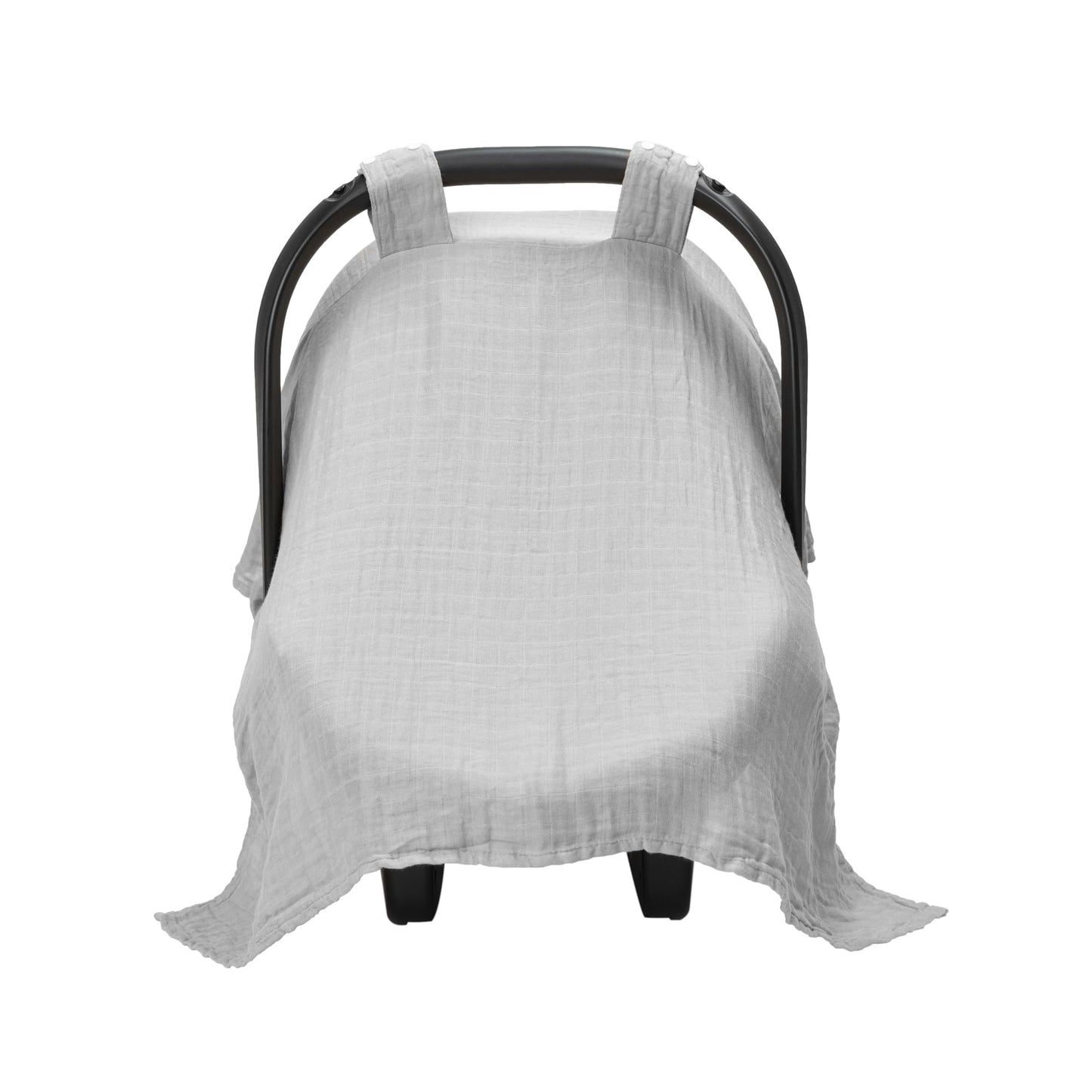 Meracorallo Muslin Baby Car Seat Cover, 2 Pack Lightweight Breathable Soft Infant Carrier Cover Carseat Canopy For Baby Boys And