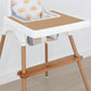 Yeah Baby Goods Adjustable Ikea High Chair Footrest (Cherry) - Attachable Ikea Antilop Highchair Footrest For Safer Mealtimes