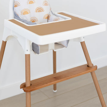 Yeah Baby Goods Adjustable Ikea High Chair Footrest (Cherry) - Attachable Ikea Antilop Highchair Footrest For Safer Mealtimes