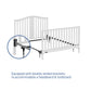 Graco Storkcraft Crib (and Mini Crib) Conversion Kit - Converts All Compatible Storkcraft 4-in-1 and 5-in-1 Convertible Cribs an
