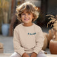 Boutikome Big Brother Sweatshirt Toddler Baby Boy Cool Big Bro Club Shirts Announcement Pullover Long Sleeve Fall Tops(Beige,4-5