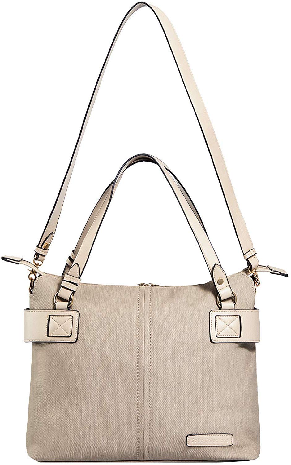 Soho Lansing Vegan Leather Diaper Bag 4Pc Purse