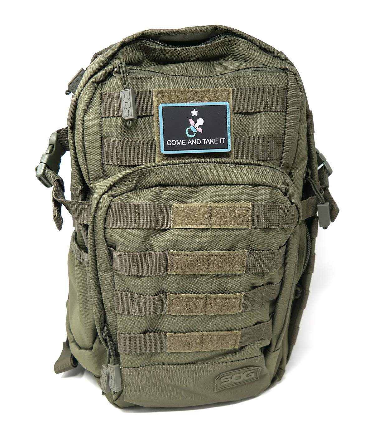 Come And Take It Pacifier Diaper Bag Pvc Hook And Loop Patch | Funny Tactical Patch