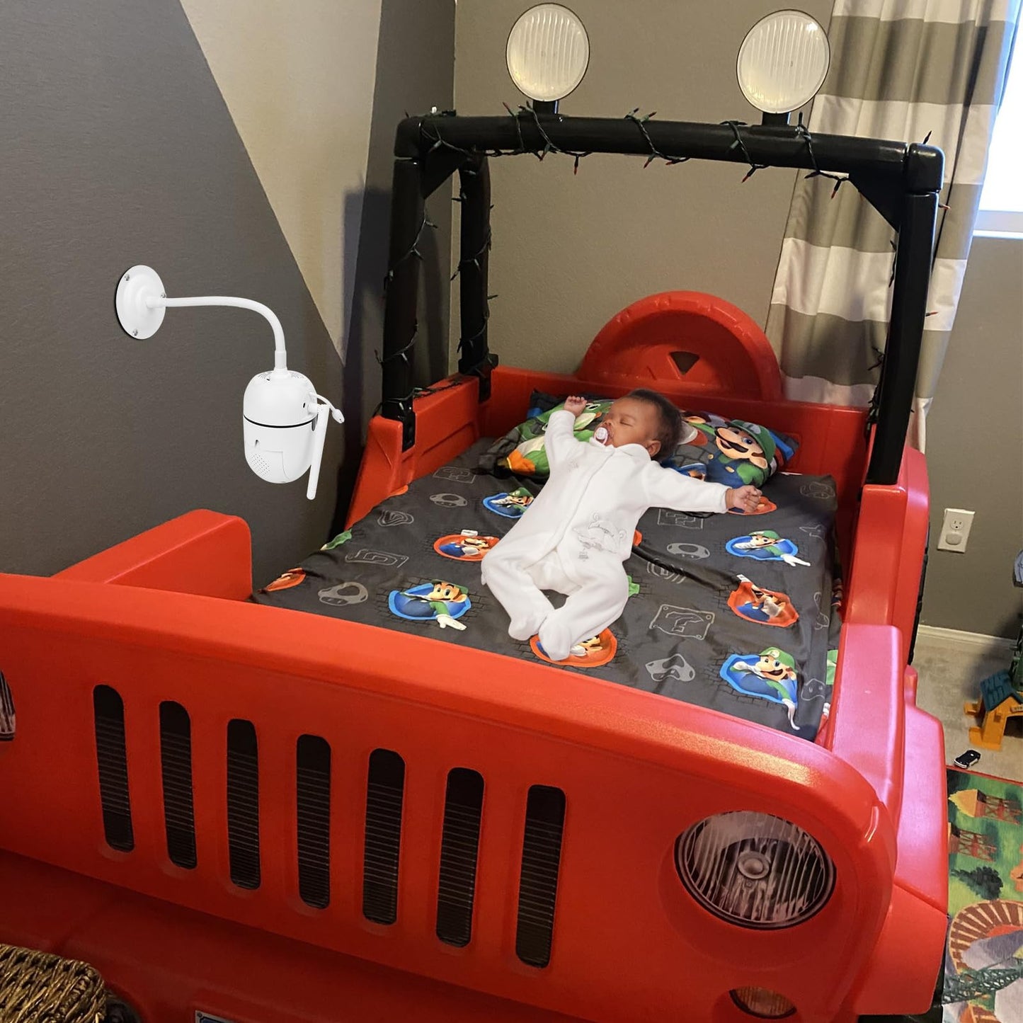 Baby Monitor Wall Mount Holder Compatible With Hellobaby Hb65/Hb6550/Hb6339/Hb6558/Hb66/Hb248,Anmeate Sm935E/Sm650,Bonoch,Childs