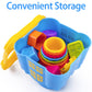 iPlay, iLearn Baby Stacking Toys, Toddler Nesting Stack Cups, Infant Stackable Block, Kids Sorting Game W/Shape Sorter for Sand
