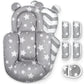 Feisike Infant Insert Compatible With 4Moms Mamaroo & Graco, Include 5 Pcs Strap Pad, Reversible Mamaroo Newborn Insert Head And