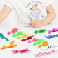 30 Pcs Slingshot Dinosaur Finger Toys, catapult toys as fun as slingshot chicken, cute shapes, more colors, Great for Flying Gam