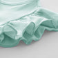 Twkioue Kid Tutu Dress Toddler Girls Flutter Sleeve Tulle Summer Party Dresses 817 Green 90