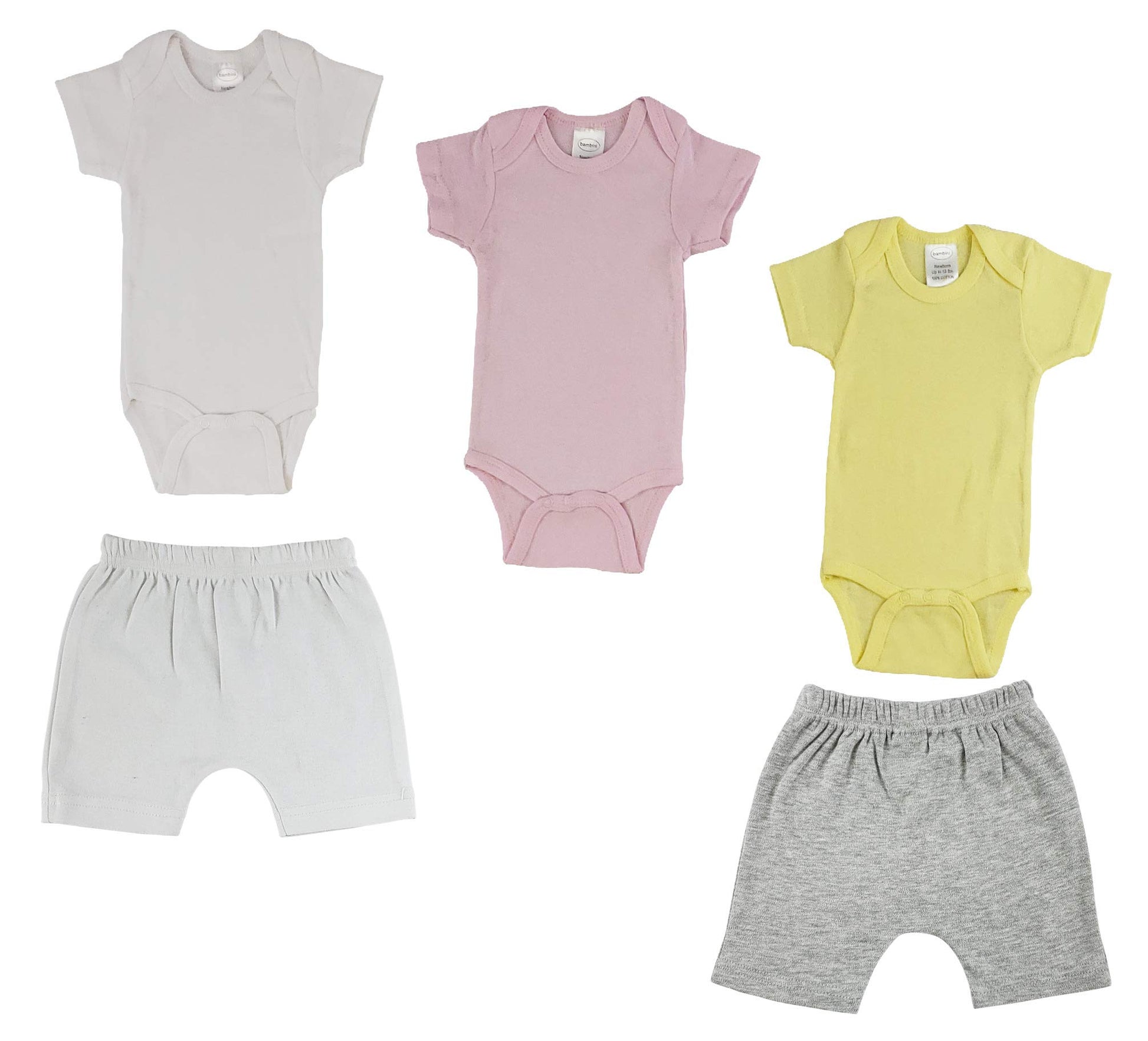 Bambini Infant Onezies And Shorts - Medium
