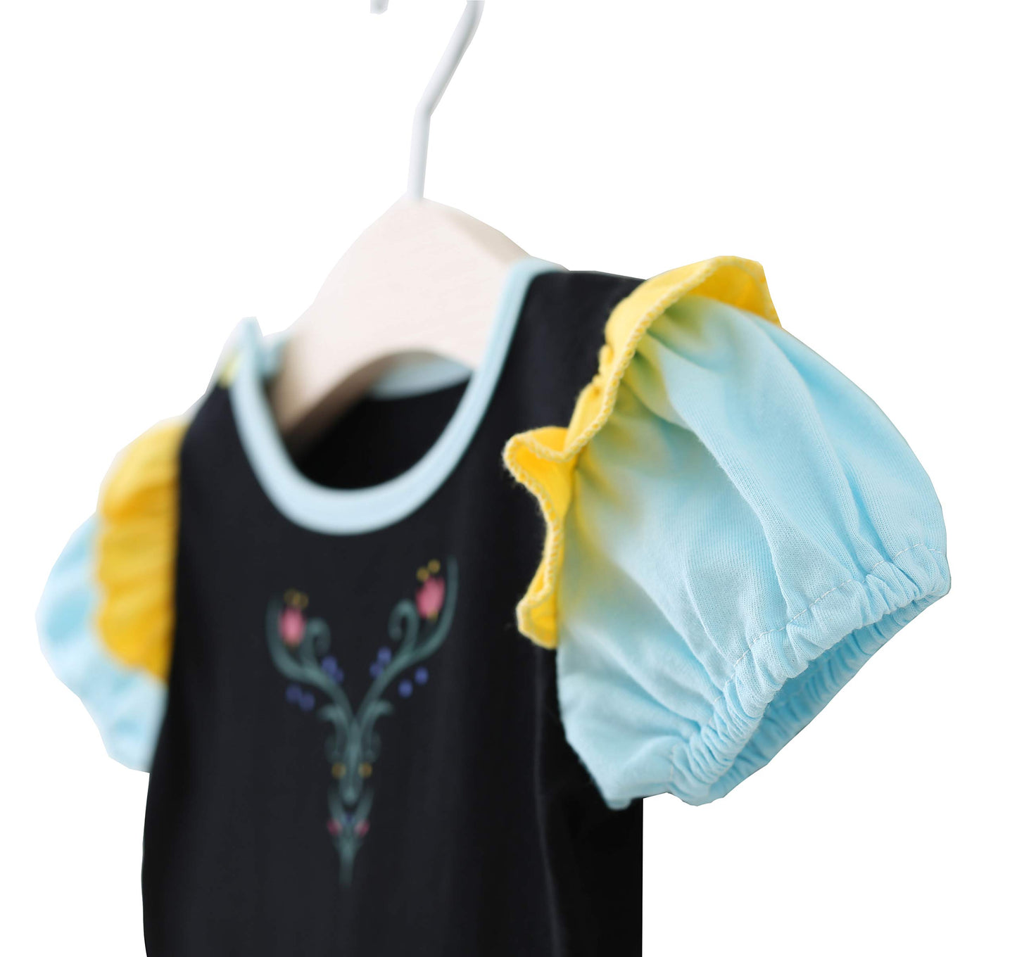 Dressy Daisy Ice Princess Dress Up Clothes Halloween Fancy Party Tulle Skirt Summer Outfit With Cape For Toddler Girls Size 3T,