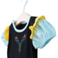 Dressy Daisy Ice Princess Dress Up Clothes Halloween Fancy Party Tulle Skirt Summer Outfit With Cape For Toddler Girls Size 5T,