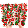 Ewanda store 30 Pcs Christmas Baby Girls Hair Clips,Kids Bow Hair Clips,Baby Flower Hairpins Hair Barrettes Hair Accessories for