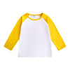 Creator Toddler Baby Girls Boys Long Sleeve Shirts Raglan Shirt Baseball Tee Cotton T-Shirt (Yellow, 4 T)