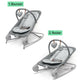 Summer Infant 2-In-1 Bouncer & Rocker Duo (Heather Gray) Convenient And Portable Rocker And Bouncer For Babies Includes Soft Toy