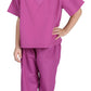 Aeromax Drf-46 4 By 6 Junior Doctor Scrubs  Fuchsia Pink