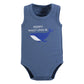 Touched By Nature Unisex Baby Organic Cotton Bodysuits, Mystic Sea, 18-24 Months