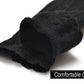 Epeius 3 Pair Pack Baby Girls Boys No Seam Black Uniform Knee High Socks Tube Ruffled Stockings Infants And Toddlers For 6-12 Mo