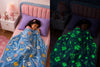 Butterthief Glow in The Dark Radium Blanket for Kids Super Soft & Warm Glowing Blanket for Toddler (100x150 cm, 08 Year)