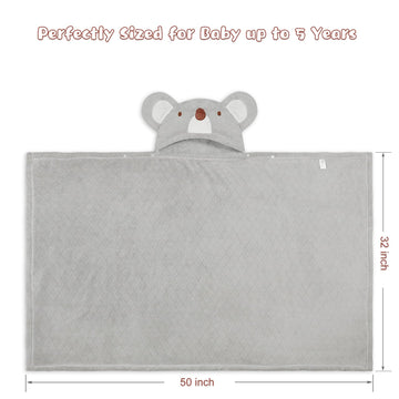 Wodhoy Toddler Towels For Boy & Girls 0-5 Years, 2-Pack Kids Towels With Hood Soft Absorbent, 50'X32' Large Thick Bath Towel F
