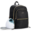 Mommore Breast Pump Bag With Cooler Pocket For Milk Storage, Fits Spectra S1, S2 / Medela, Stylish Diaper Bag Backpack With Padd