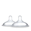 Mason Bottle Silicone Nipples: Medium Flow For 3-6 Months, Wide Natural-Shaped, Make A Bpa-Free Glass Baby Bottle Using Any Regu
