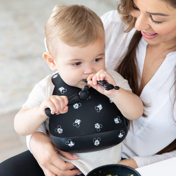 Bumkins Disney Bibs, Silicone Pocket For Babies, Baby Bib For Girl Or Boy, For 6-24 Months Up To Toddler, Essential Must Have Fo
