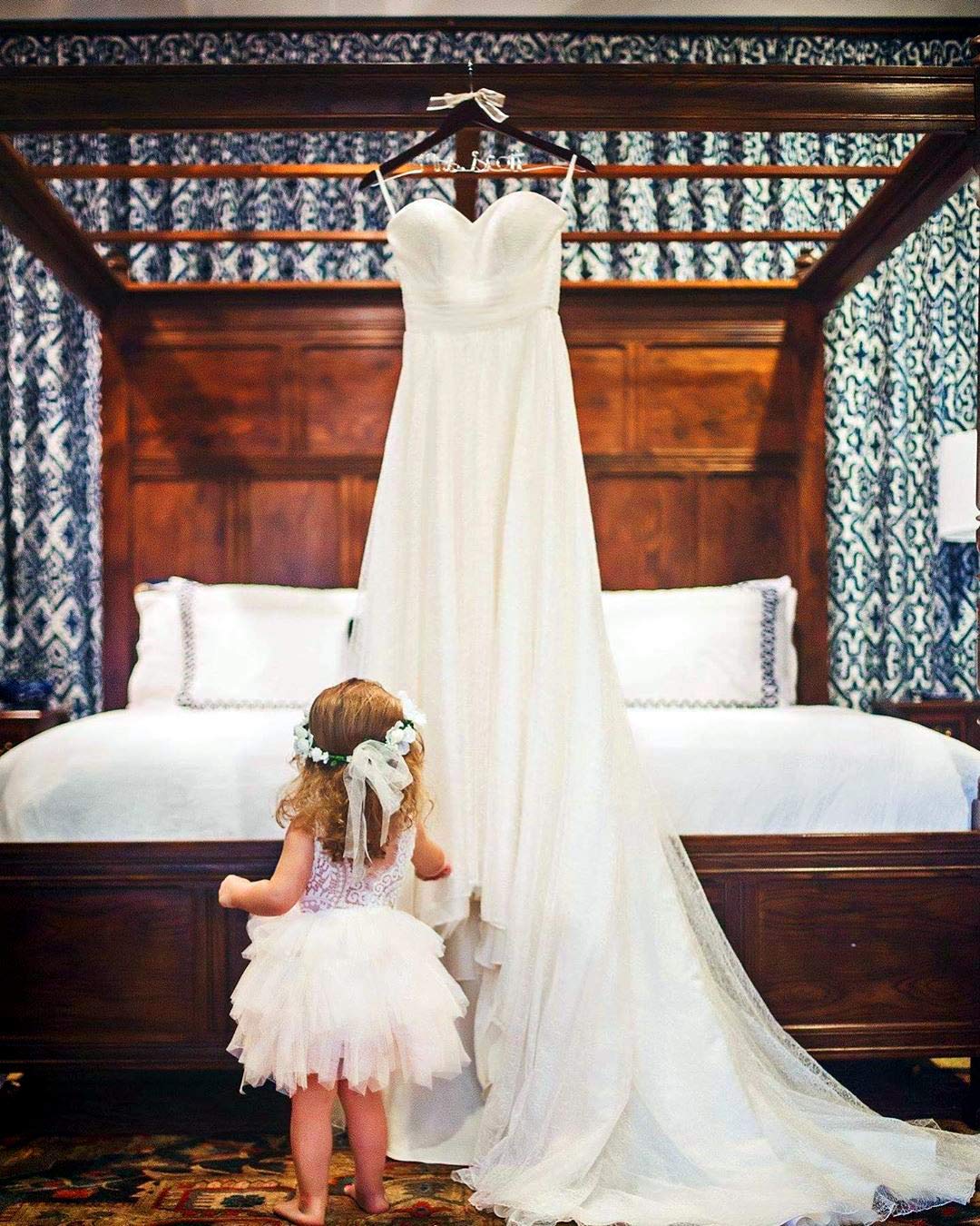 2Bunnies Girl Peony Lace Back A-Line Tiered Tutu Tulle Flower Girl Dress (No Applique Ivory, 7-8Yrs)