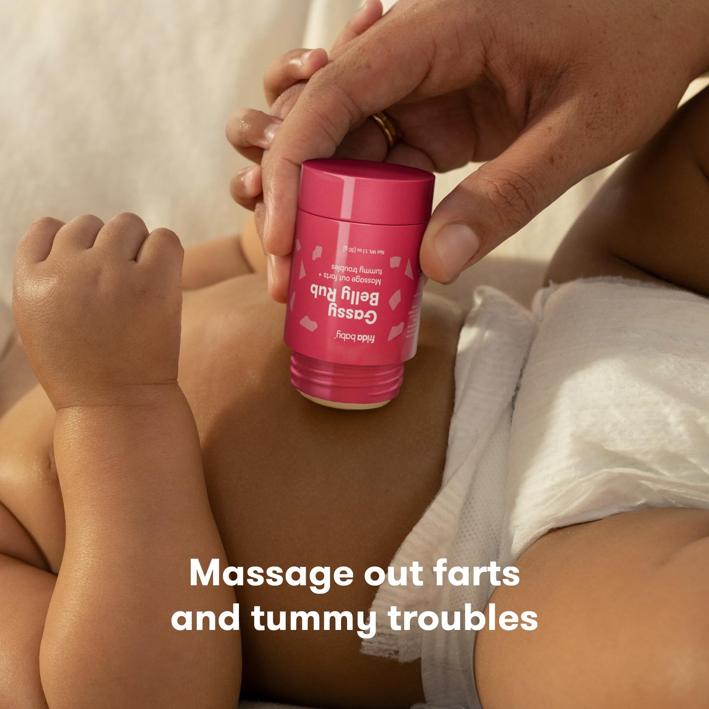 Frida Baby Fart Freeing Essentials | Includes Windi And Gassy Belly Rub For Safe, Natural, And Instant Gas And Colic Relief For