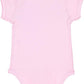 Rabbit Skins Baby Soft Short-Sleeve Bodysuit (4400) Pink, 18 Months