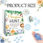 Guawubiang 51Pcs Cute Animals Decor Baby Shower Games, Include Baby Pacifier Hunt Sign And 50 Blue Mini Pacifiers, Mini Pacifier