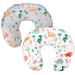 Nursing Pillow Cover 2 Pack, Breastfeeding Pillow Cover For Baby Girls Boys, Soft Stretchy Nursing Pillowcase For Infant Newborn