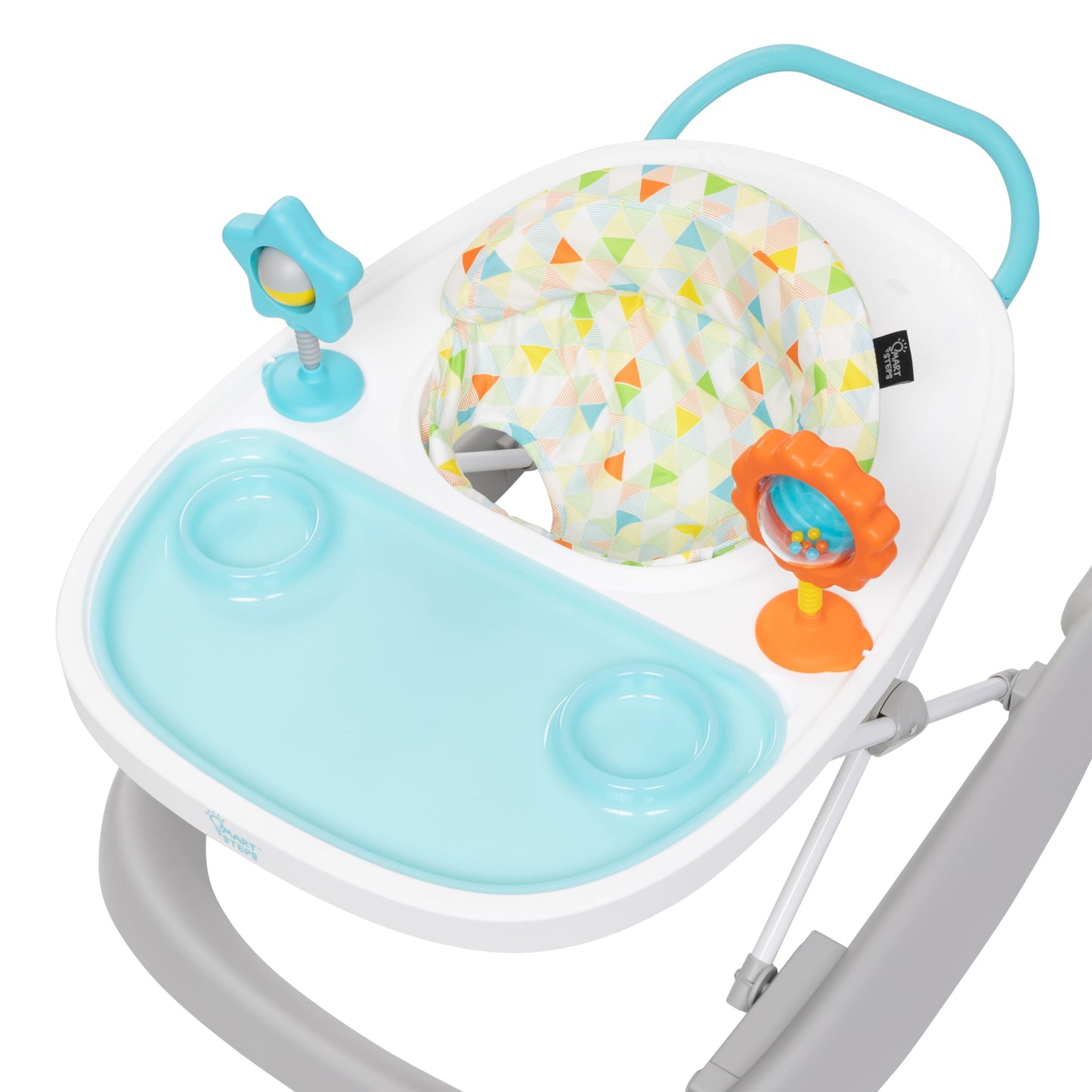 Smart Steps By Baby Trend Dine N Play 3-In-1 Feeding Walker, Harmony Fun