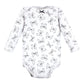 Hudson Baby Unisex Baby Cotton Long-Sleeve Bodysuits, Winter Bows 7-Pack, Preemie