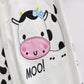 Baby Girls Spring Summer Romper One Piece Bodysuit Rash Guard Sets Puffer For 6-9 Month Baby White Cow