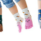 Tesoon Cotton Novelty Cats Seamless Kids Toe Socks 3 Pairs 37 Years